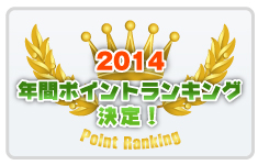 年間ポイントランキング決定！